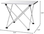 Grope Small Folding Camping Table, Aluminum Beach Table - Image 2