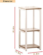 3 Tier Plant Stand Indoor Corner Tall Square Shape Plant Shelf - Image 6
