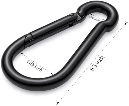 sprookber Stainless Steel Spring Snap Hook Carabiner - Image 2