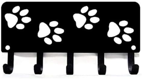 Walking Dog Paws Key Rack & Organizer by TheMetalPeddler