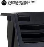 Mighty Tuff Heavy Duty Nesting Stack Bins, Extra-Large Handles, Wide Front - Image 6