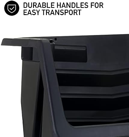 Mighty Tuff Heavy Duty Nesting Stack Bins, Extra-Large Handles, Wide Front - Image 6