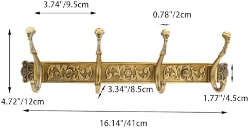 Coat Rack Wall Mount, Vintage Wall Hooks Coat Hooks Antique Towel Racks - Image 6