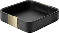 SANZIE Leather Tray Desktop Storage, Trinket Catchall Tray by SANZIE