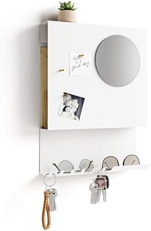 Key Holder Wall Mount and Mail Organizer by PeachyModern