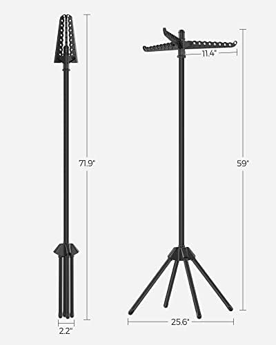 SONGMICS Clothes Drying Rack, 61.6-Inch Drying Rack, 3 Rotatable Arms - Image 7