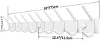 WEBI Coat Rack Wall Mounted, 10 Hooks, Coat Hanger Wall, Hook Rack, Jacket Hooks - Image 3