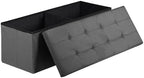 SUPER DEAL 43 Inches Folding Storage Ottoman Bench, Foot Rest by Superdeal