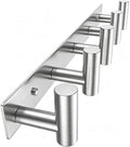 Wall Mounted Coat Rack-5 Hooks, Heavy Duty Stainless Steel Wall Hooks by VINHOLD