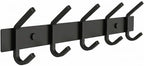 Coat Rack Wall Mount – 15 Inch Stainless Steel Hook Rail by SAYONEYES