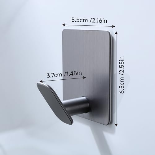 DELITON Towel Hooks for Bathrooms - Image 5