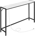MAHANCRIS Console Table, Narrow Sofa Table Behind Couch, 43.7” Entrance Table by MAHANCRIS