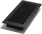 Decor Grates PL410-BLK 4-Inch by 10-Inch Plastic Floor Register by DecorGrates