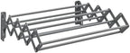 SONGMICS Clothes Drying Rack, Wall-Mounted, 9 Staggered Hanging Rods by SONGMICSbySONGMICSHOME