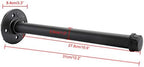 Sumnacon 2 Pcs 12 Inch Industrial Pipe Clothes Bar - Image 3