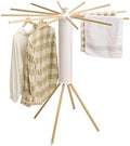 JOOM Four Legs Clothes Drying Rack, Garment Rack Portable and Foldable Space by JOOM