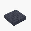 44-Pack Interlocking PP Deck Tiles, All-Weather Anti-Slip Patio Tiles by GDFStudio