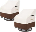 Outdoor Swivel Lounge Chair Cover 2 Pack, Waterproof Patio Chair Covers by Aacabo