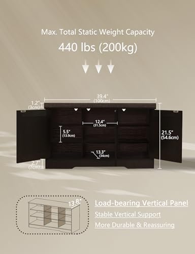 DINZI LVJ Shoe Storage Bench - Image 3