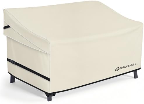 Porch Shield Waterproof Outdoor Sofa Cover 60W x 35D x 35H inch by PorchShield