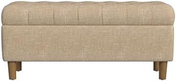 HomePop Ainsley 40" Storage Ottoman Bench by HomePop