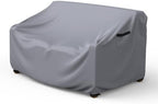 Mrrihand 3-Seater Outdoor Patio Sofa Cover Waterproof 90"W×42"D×32"H Grey by Mrrihand