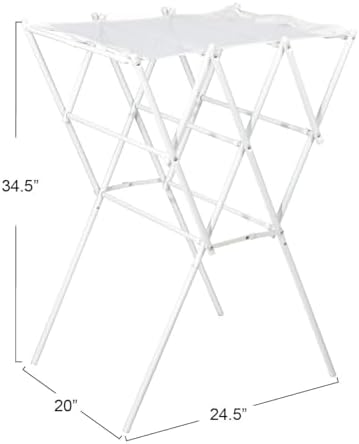 Household Essentials Clothes Drying Rack, Expandable and Collapsible Laundry - Image 4