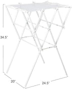 Household Essentials Clothes Drying Rack, Expandable and Collapsible Laundry - Image 4