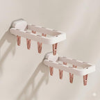 Wall Mounted Drying Rack with 7 Hidden Clips by Rxuiael