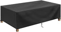 Rectangular Coffee Table Cover 100% Waterproof, Patio Furniture Cover by DUDSOEHO