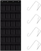 Over the Door Shoe Organizer, 24 Mesh Pockets, Hanging Storage by Unknown