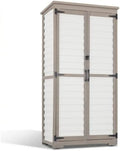 Outdoor Storage Cabinet – Store More in Less Space, Tall Vertical Garden Tool by Ketive