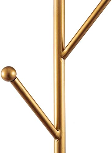 MyGift 2.5 Ft Gold Metal Tree Branch Wall Mounted Hat & Coat Rack - Image 6