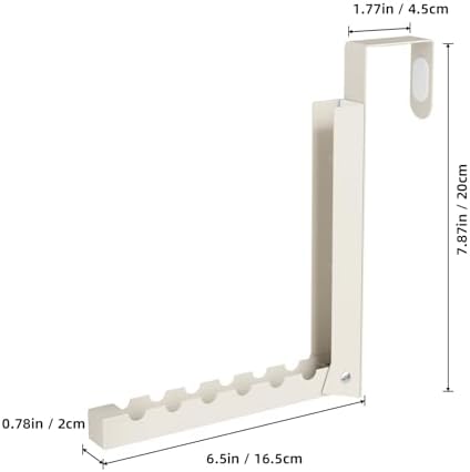 BAKON Over The Door Hanger Folding Clothes Drying Rack, Folding Hanging Coat - Image 4