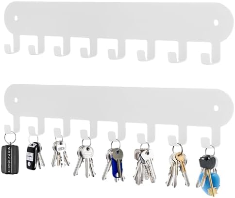 2 Pack Key Holder Wall Mount, Wall Mount Key Holder by Suzurana