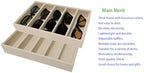 AgentMoon Velvet Eyeglasses Organizer Jewelry Tray, 11.8 oz - Image 4