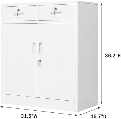 Wanfu Metal Storage Cabinet, Locking Storage Cabinet - Image 3