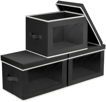 Homsorout Storage Bins with Lids by Homsorout