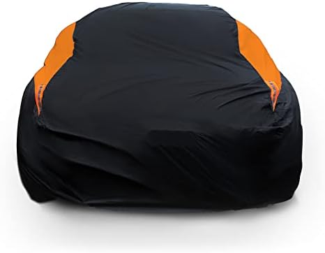 MORNYRAY Waterproof Car Cover All Weather Snowproof UV Protection Windproof by MORNYRAY