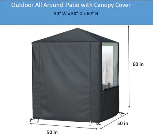 Waterproof Dustproof Cover for Outdoor Patio Canopy - Image 2