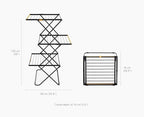 Joseph Joseph AirFrame Max 3-Tier Folding Drying Rack, High Capacity - Image 4