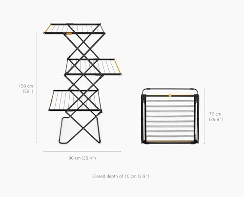 Joseph Joseph AirFrame Max 3-Tier Folding Drying Rack, High Capacity - Image 4
