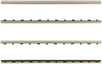NewTechWood 1/12 ft. x 3 ft. Quick Deck Composite Deck Tile Straight Trim in by NewTechWood