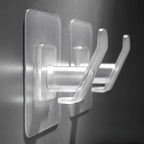DELITON 10 Pack Adhesive Towel Hooks, Coat Hooks Stick on Wall Hanging Robes - Image 3