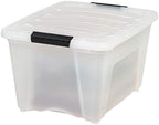 IRIS USA 6-Pack 32 Quart Storage Bins - Image 4