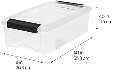 IRIS USA 10-Pack 6 Quart Storage Bins - Image 3