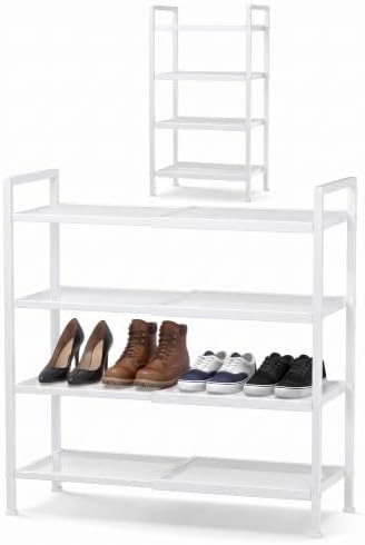 Expandable Shoe Rack for Closet, Shoe Storage by Unknown