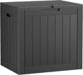 Outdoor Storage Box Waterproof, 32 Gallon Deck Box by WTFGO