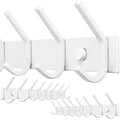 WEBI Coat Rack Wall Mount, 8 Hooks, Coat Hanger Wall, Hook Rack, Jacket Hooks by WEBI