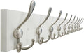 SKOLOO Creations White Solid Wood Wall Mounted Coat Rack, 10 Hooks, 38-1/8" Long by SKOLOO